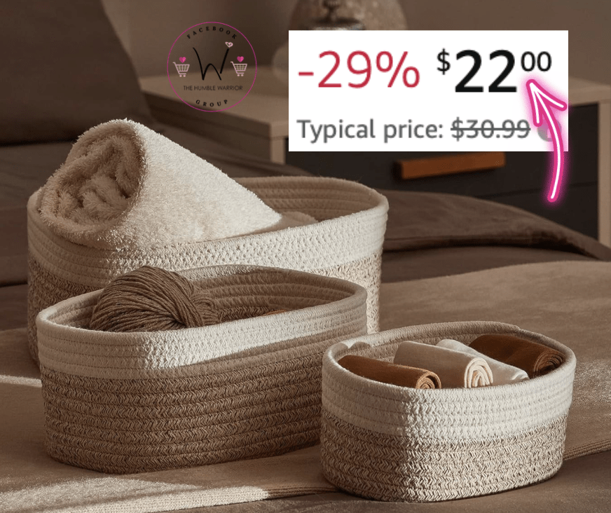 LA JOSIE MUSE Decoratiev Storage Baskets!